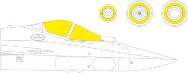Eduard EX757 1/48 Mask Su57 for ZVE Canopy Mask Set