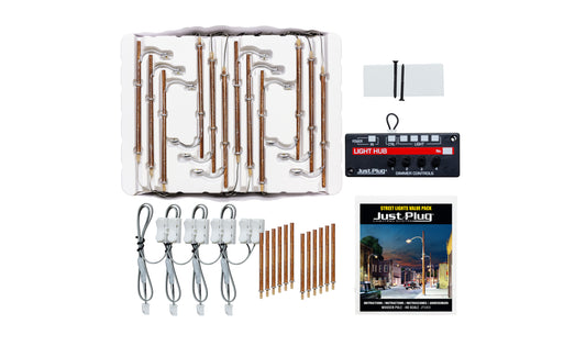 Woodland Scenics JP5900 HO Scale Wooden Poles Value Pack