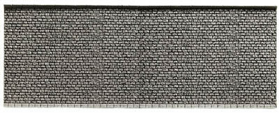 Noch 58054 HO Scale Profi-Plus Scenic Components -- Wall (gray brick)