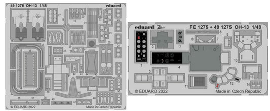 Eduard 491275 1/48 Aircraft- OH13 for ITA (Painted)