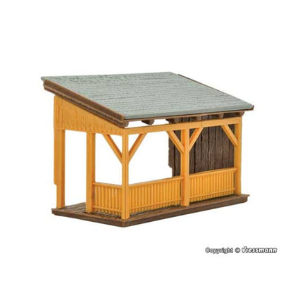 Kibri 38358 HO Scale Porch -- Kit - 5.5 x 3.1 x 3.5cm