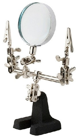 Excel Hobby 55675 Double Clip Extra Hands w/Magnifier