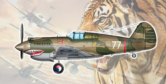 Trumpeter Scale Models 5807 1/48 H81A2 (AVG) P40 Variant Aircraft