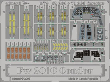 Eduard SS284 1/72 Fw 200C Condor Interior for Revell