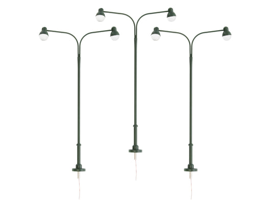 Lionel 6-2429220 O Gauge Double Arm Globe Light 3-Pack