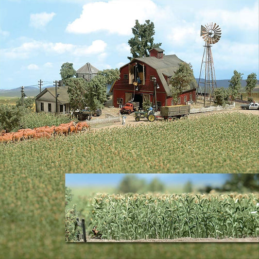 Busch 1202 HO Scale Corn Field Kit, 400 Plants