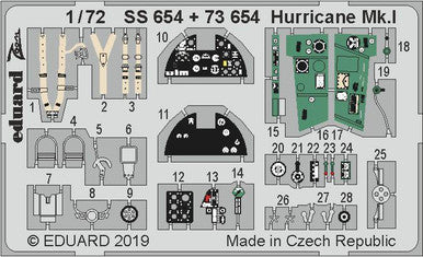 Eduard 73654 1/72 Hurricane Mk. I for AHY (Pre-Painted)