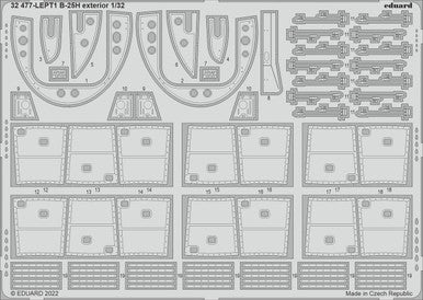 Eduard 32477 1/32 B-25H Exterior for HKM