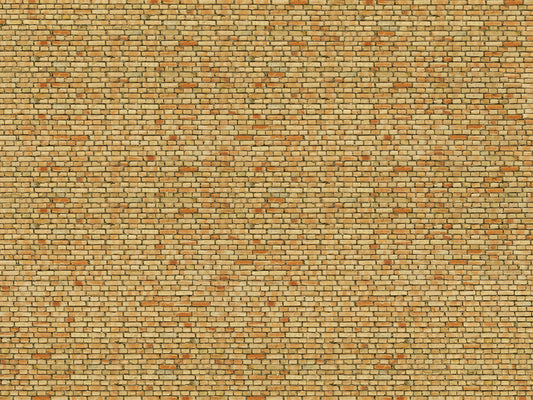 Noch 56613 HO Scale 3D Cream Brick Texture Sheet