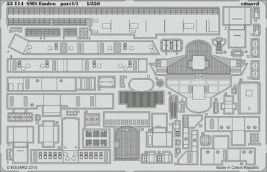 Eduard 53114 1/350 SMS Emden Pt.1 for RMG