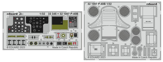 Eduard 321007 1/32 Aircraft- P40B for LNR (Painted)