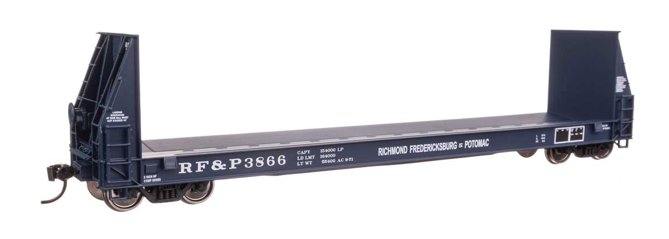 Walthers Proto 104531 HO Scale 50' Sieco Pulpwood Flatcar - Ready to Run -- Rich