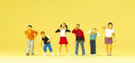 Preiser 10556 HO Scale Children pkg(6)