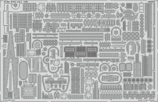 Eduard 53280 1/350 Ship- Tirpitz Part 2 for TSM