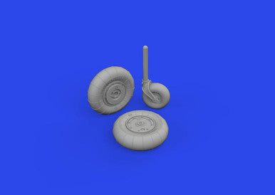 Eduard 672385 1/72 Bf 109G-10 Wheels Brassin for EDUARD