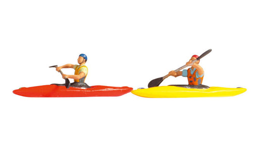 Noch 16809 HO Scale Kayaks with Figures, 2-Pack