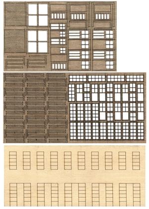 Bar Mills 33 S Scale Laser-Cut Modular Structure Kit -- "The 1-Kit"(TM)