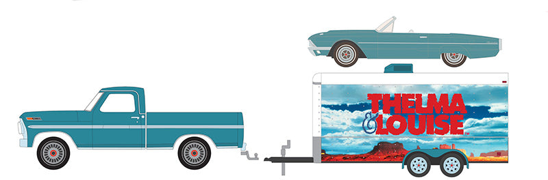 Greenlight 31180-B 1/64 Scale 1966 Ford Thunderbird Convertible Dust Covered Top-Down