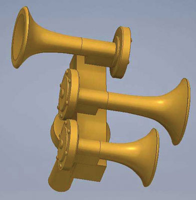 Cal Scale 688 Ho Nathan K3 Air Horn K3Lar2