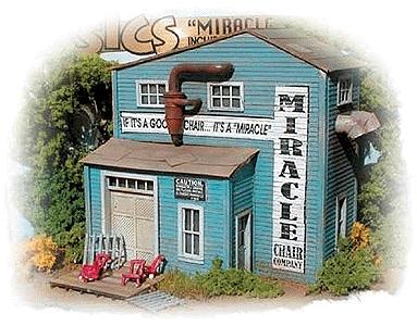 Bar Mills 732 HO Scale Miracle Chair Company -- Laser-Cut Wood Kit