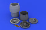Eduard 648004 1/48 F-16CJ Block Engine for Tamiya (PE & Resin)