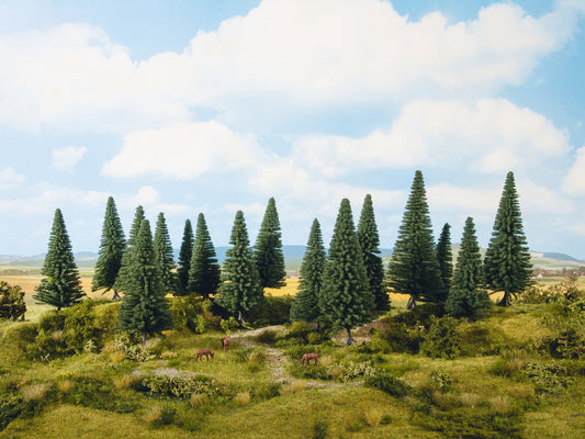 Noch 24640 HO/TT Scale Fir Trees, 10-14 cm, 8-Pack