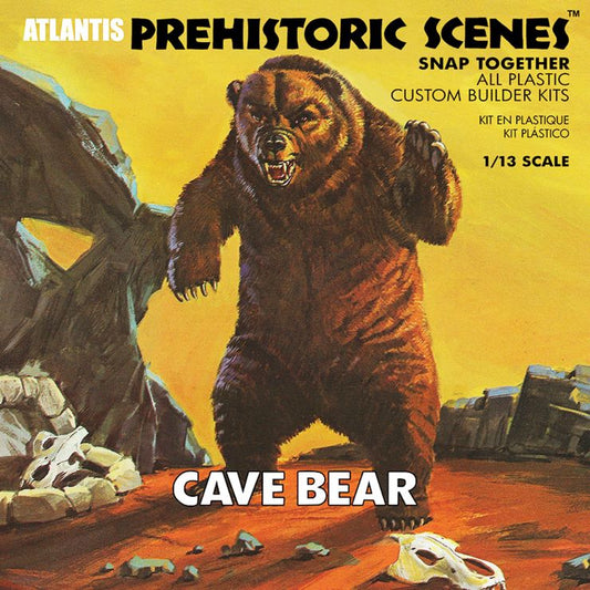 Atlantis Models 738 1/13 Prehistoric Scenes: Cave Bear (Snap) (formerly Aurora)