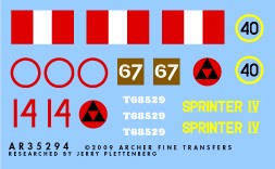 Archer Fine Transfers 35294 1/35 Churchill Mk III 3rd Div, 33rd Army Tank Brigad