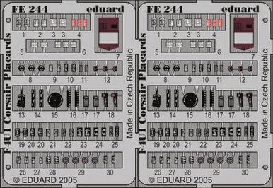Eduard FE244 1/48 Placards