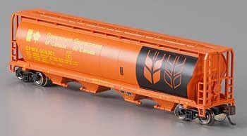 Bachmann 19154 N Scale Silver Series Canadian Cylindrical 4-Bay Grain