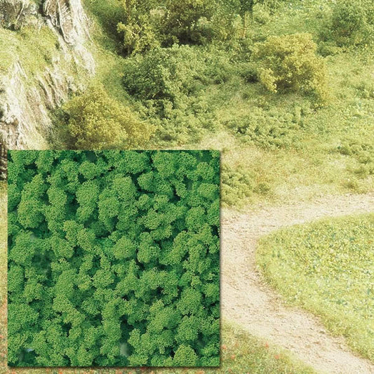 Busch 7367 A Scale Foam Flock Ground Cover -- Light Green 16-15/16oz 500ml