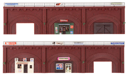 Faller 272577 N Scale Arcades with Shops Model Kit