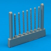 Quickboost 48029 1/48 B25C/D Gun Barrels for ATE (7)