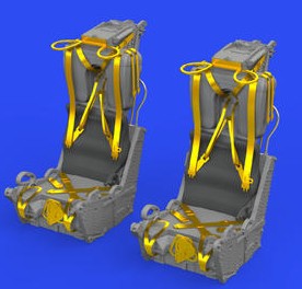 Eduard 648710 1/48 Aircraft- F4B Ejection Seats Late for TAM (Photo-Etch & Resin