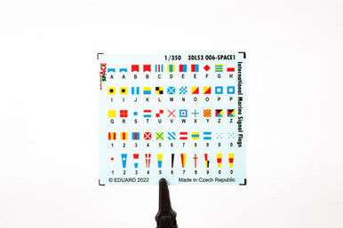 Eduard 3DL53006 1/350 International Marine Signal Flags Space