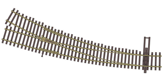 Walthers Track 948-83068 HO Scale Code 83 Nickel Silver DCC Curved Turnout Right