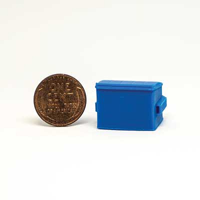 All Scale Miniatures 871804 HO Scale Dumpster -- Front Load with No Casters