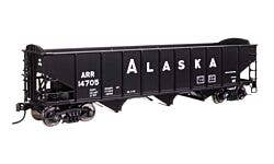 Walthers Mainline 910-56733 HO 70-Ton AAR 3-Bay Hopper - Alaska #14705