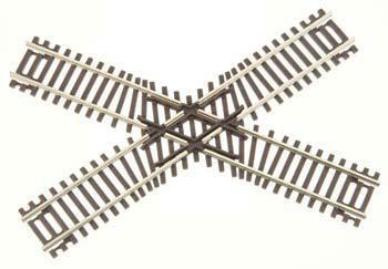 Atlas Model Railroad 2044 N Scale Code 55 Track - 60-Degree Crossing