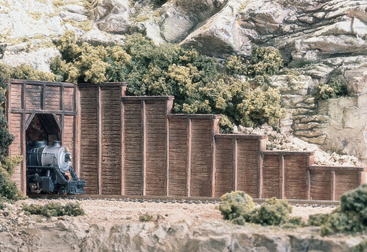 Woodland Scenics C1160 N Scale Timber Retaining Wall