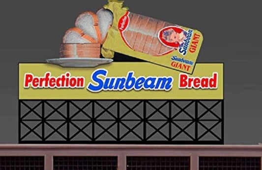 Miller Engineering 443302 HO/N Scale Sunbeam Bread Billboard