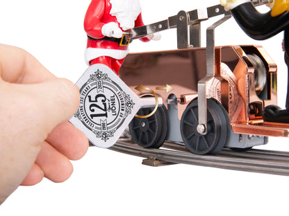 Lionel 6-2535160 O Gauge Lenny/Santa Handcar - Bronze