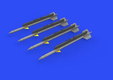 Eduard 672237 1/72 R-3R Missiles for MiG-21 Brassin for EDUARD Kit