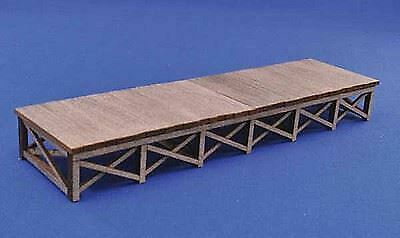 Blair Line 72 N Scale Loading Dock -- Laser-Cut Wood Kit - 3 x 3/4" 7.6 x 5.9cm