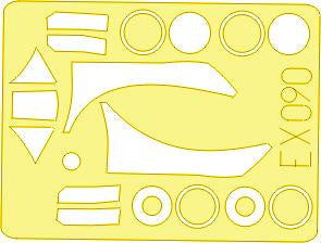 Eduard EX090 1/48 Mask Typhoon Mk.Ib Bubbletop for Hasegawa