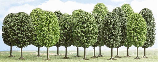 Busch 6485 All Scale Deciduous Trees, Pack of 15