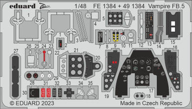 Eduard 491384 1/48 Vampire FB.5 491384