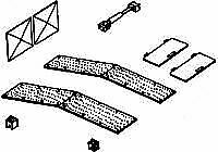 Details West DS-273 HO Scale GE Detail Kits -- For BNSF & NS Dash