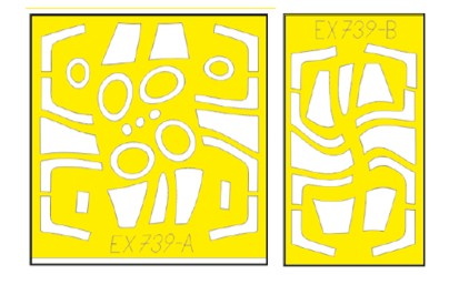 Eduard EX739 1/48 Mask Aircraft- TF104G TFace for KIN