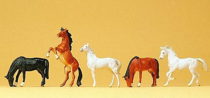 Preiser 10156 HO Scale Animals Horses